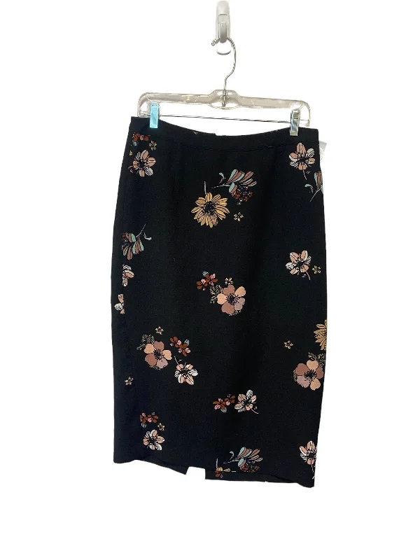 Black Skirt Midi Who What Wear, Size 10