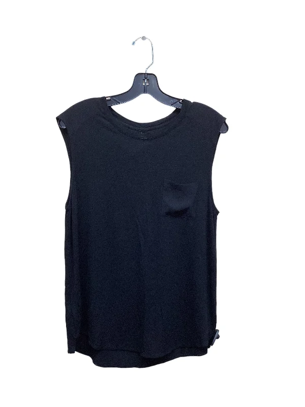 Black Top Sleeveless Loft, Size L