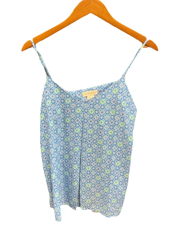 Blue Top Sleeveless Cynthia Rowley, Size M