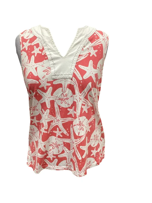 Coral Top Sleeveless Lilly Pulitzer, Size Xs