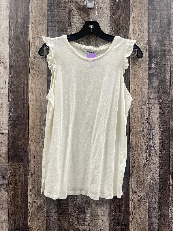 Cream Top Sleeveless Nine West, Size M