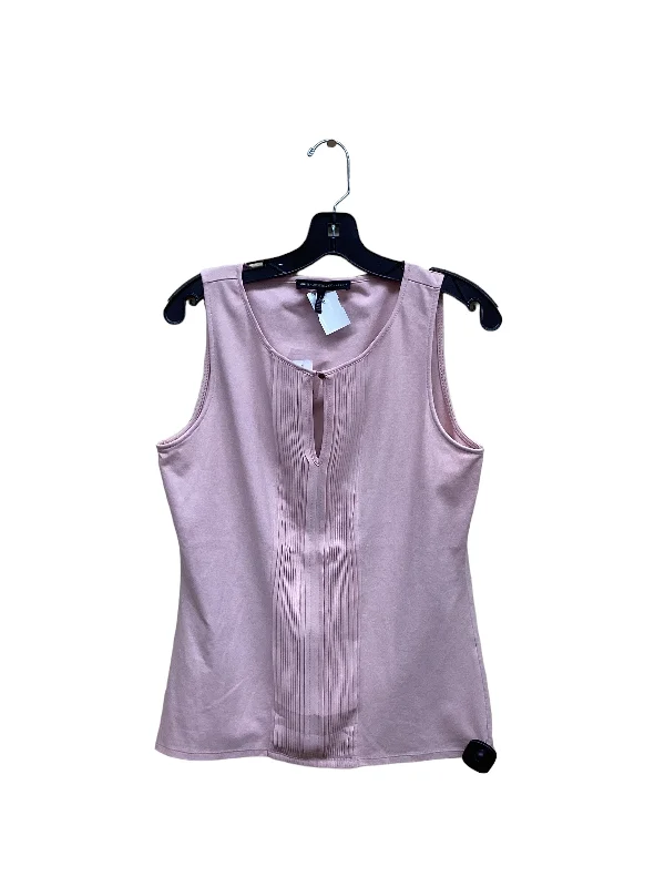 Pink Top Sleeveless White House Black Market, Size M