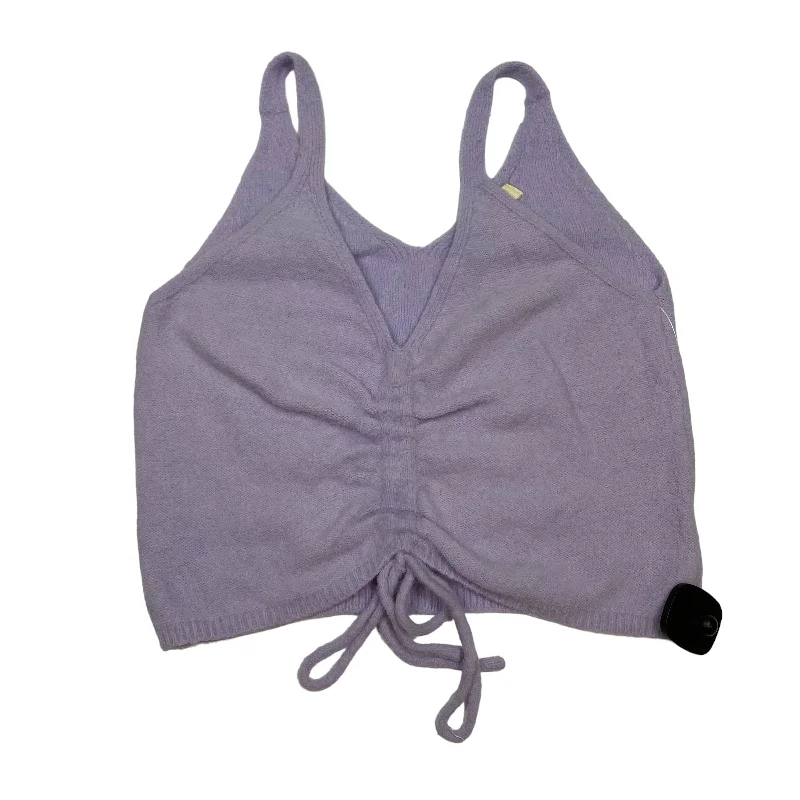 Purple Top Sleeveless Hazel Moon, Size L