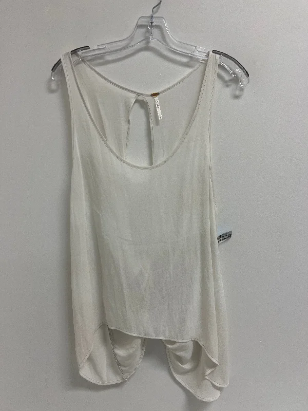 Top Sleeveless By Free People In White, Size: M