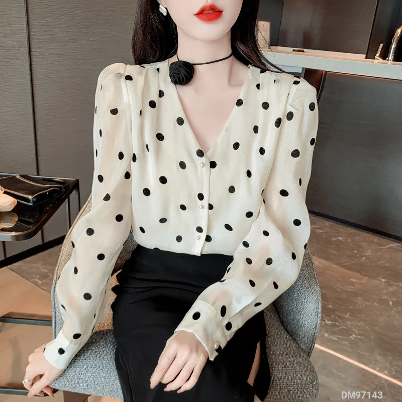 Off-white polka dots