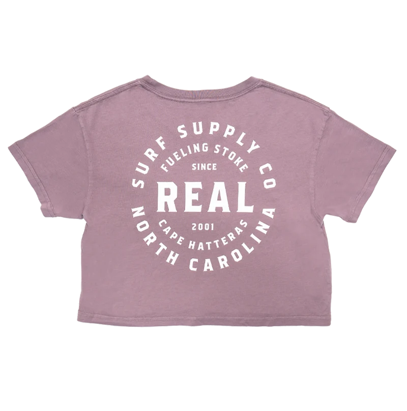 REAL Fueling Stoke Tee-Faded Mauve