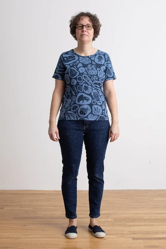 Women's Austin Top - Fossils Night Sky