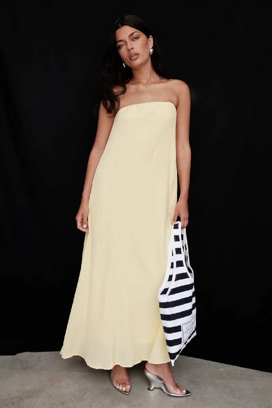 Kesia Maxi Dress (Yellow)