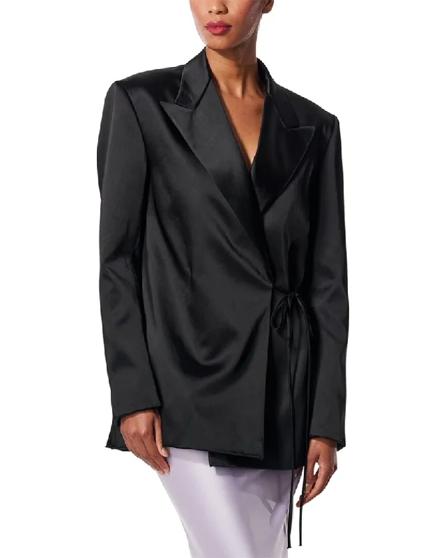 Carolina Herrera Wrap Front Jacket